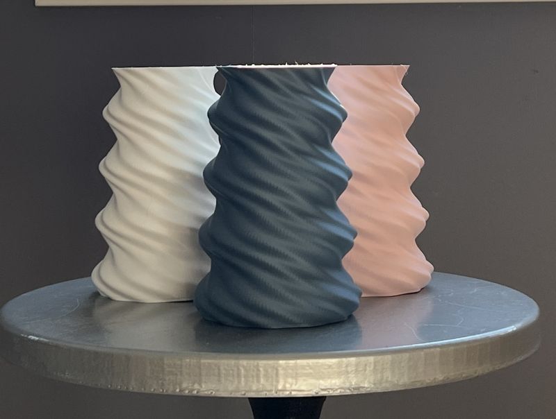 Vase 5 – Skulpturell 3D-printet vase