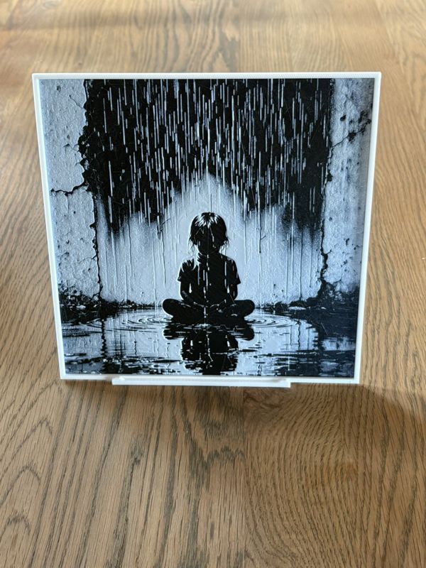 Veggkunst: Despair